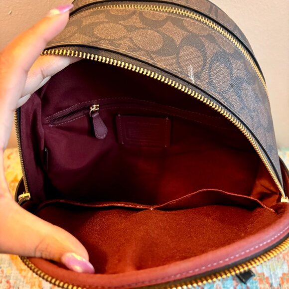 Coach Court Backpack & Accessories in Signature Canvas (Ski Patches) main image 5